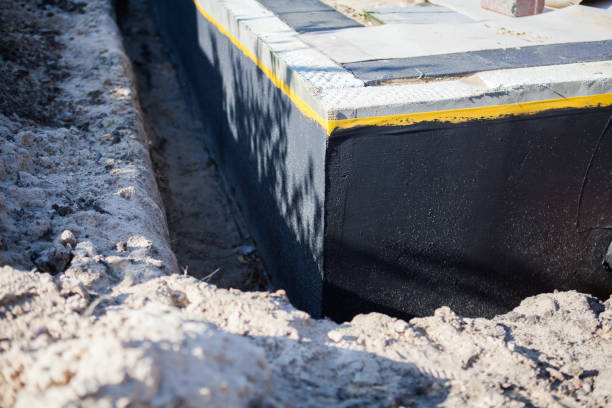 Residential Waterproofing installation at a Plainsboro, NJ home by SJ Waterproofing Pros